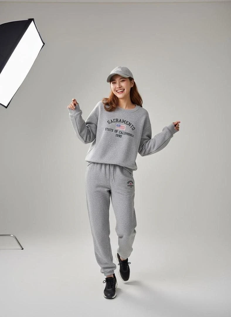 Женский спортивный костюм Sacramento с принтом State of California