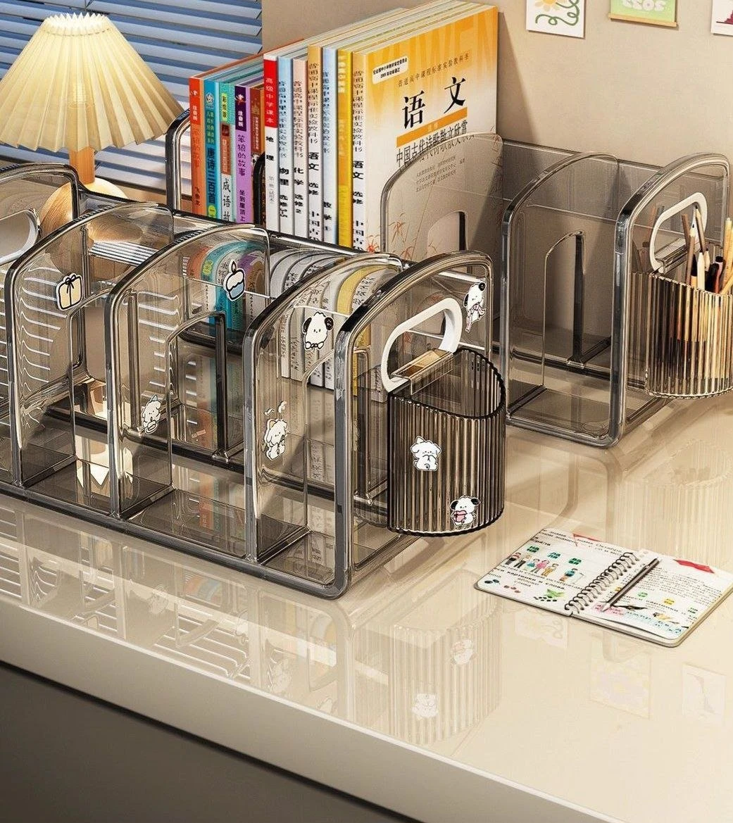 Органайзер для документов и канцелярии с отделениями и держателем для ручек