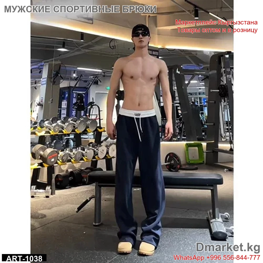 Мужские спортивные брюки для фитнеса в зале, модель ART-1038